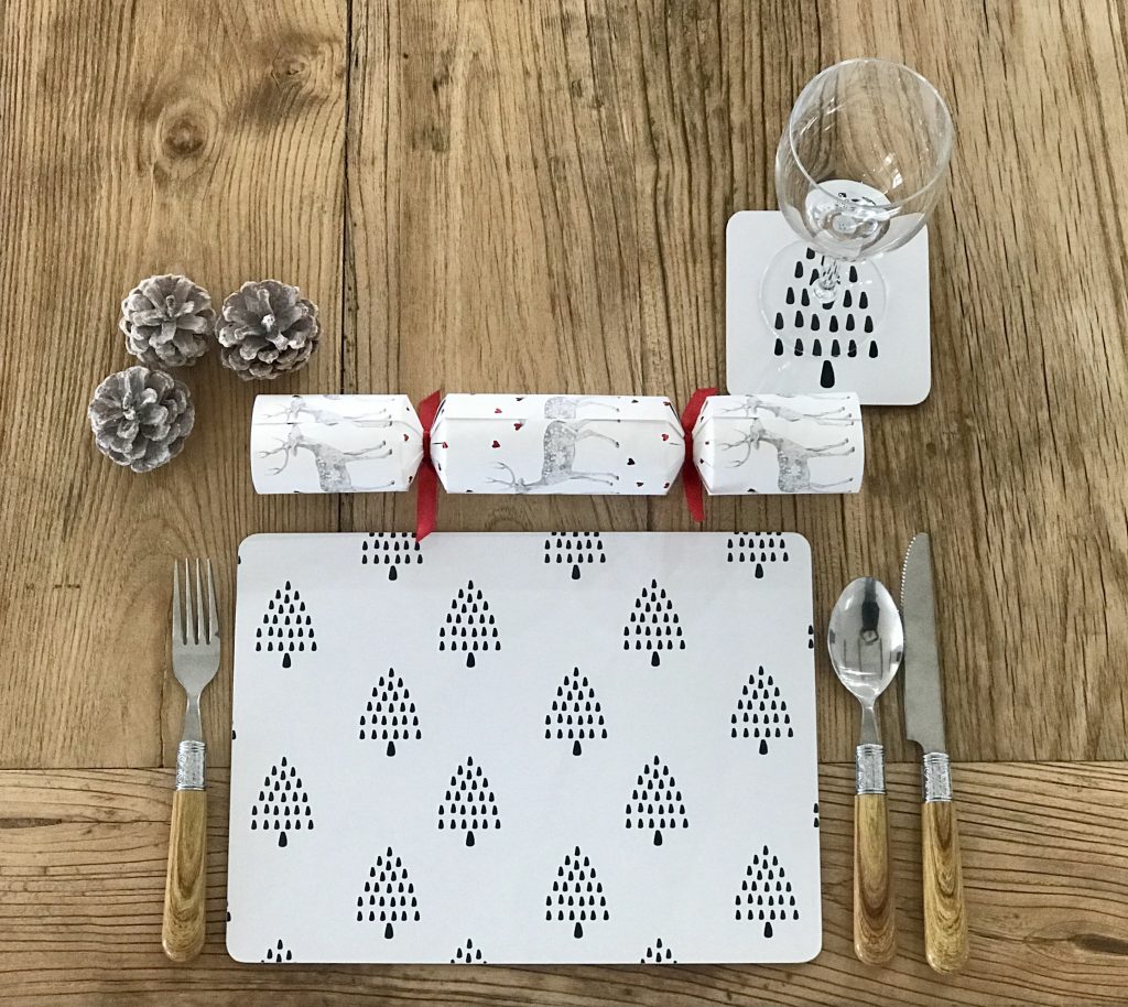 Three Ways To Style 'Fab Fir' Cork Backed Placemats and Coasters - My Hygge Home