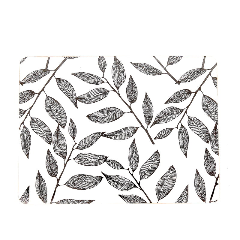 Urbane Leisure Cork Placemats Set of 4 Black & White My Hygge Home