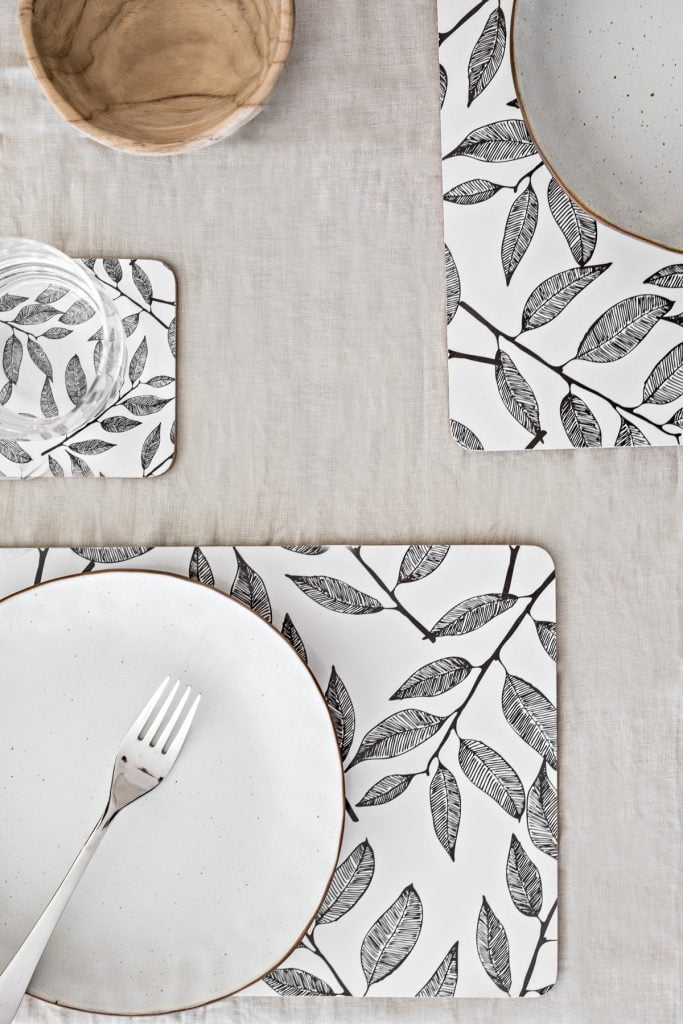 My Hygge Home Urbane Leisure placemats and coasters