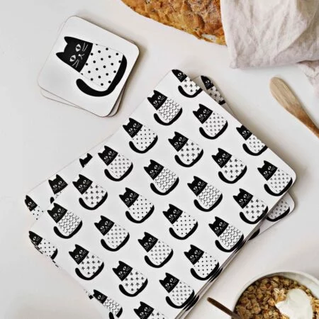cat carnival cork backed placemats