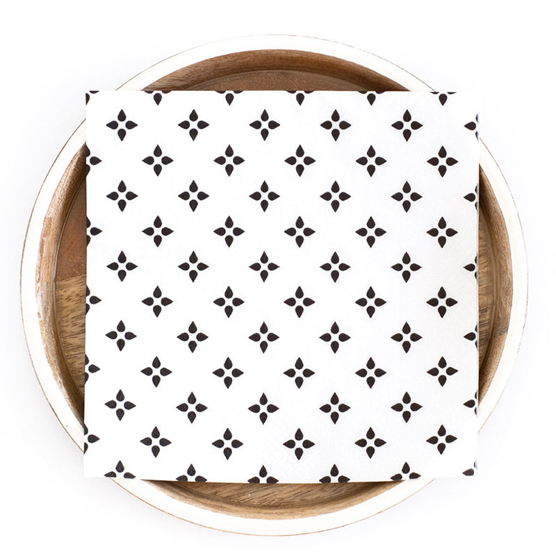 Stella Pattern Paper Napkins Compostable 3 Ply - My Hygge Home