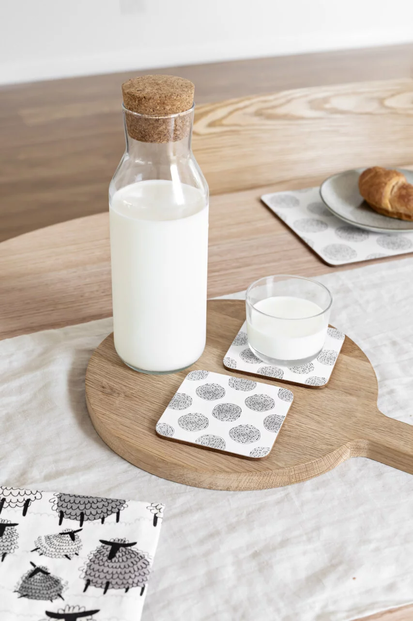 cork backed coasters