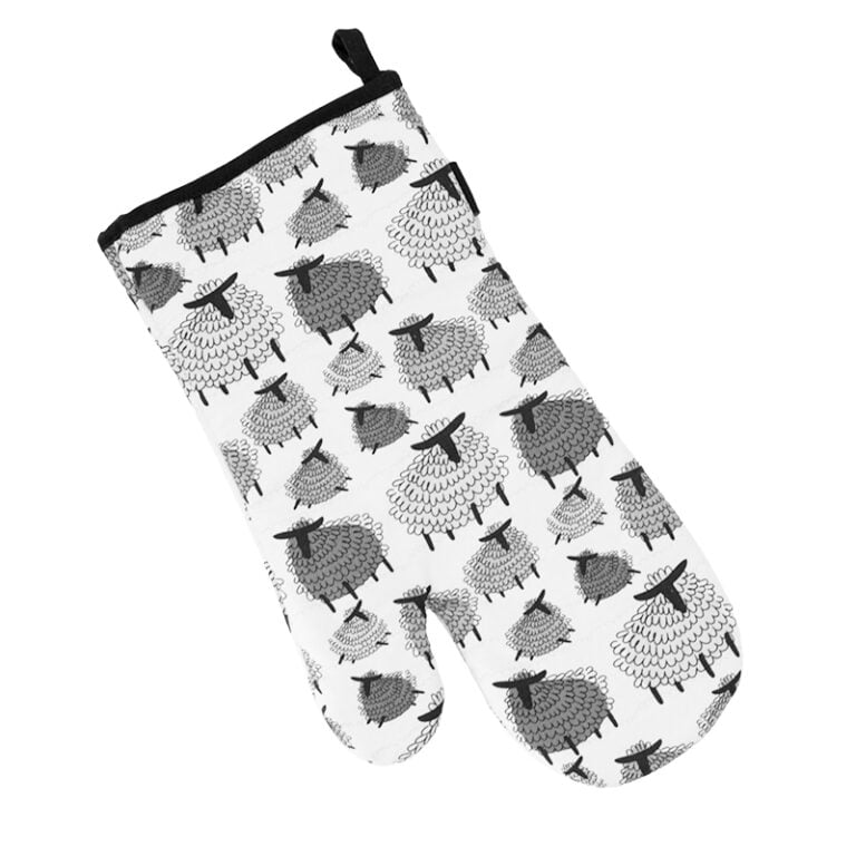 Oven Mitt Fluffy Sheep 1 Glove My Hygge Home